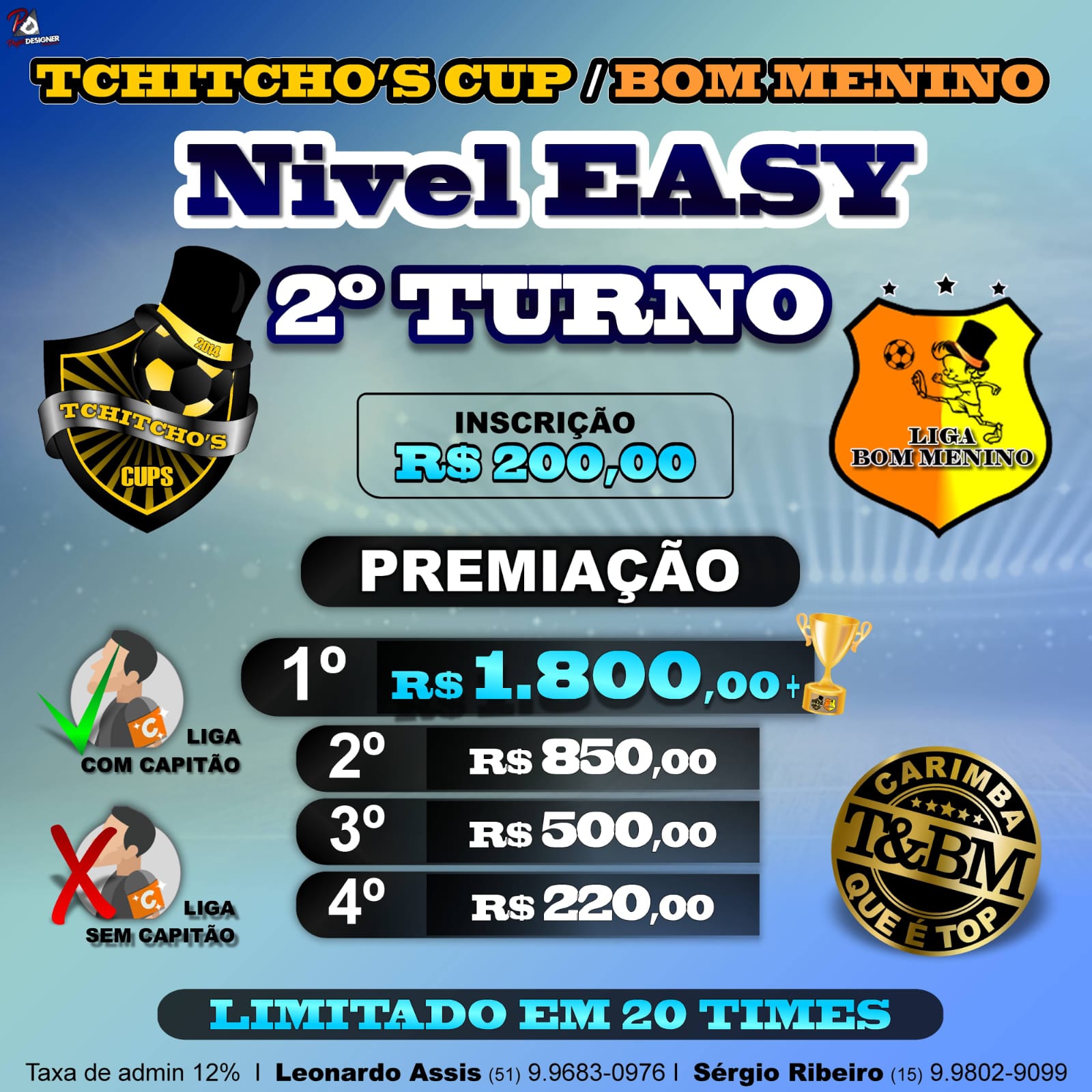 2º TURNO T&BM NÍVEL EASY C/C 2026