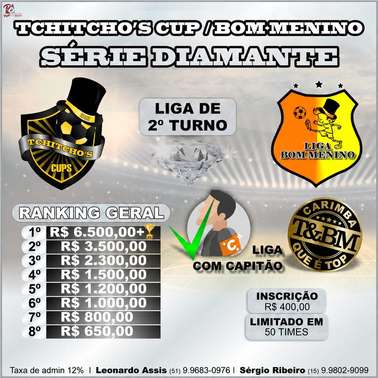 2º TURNO T&BM SÉRIE DIAMANTE C/C 2026