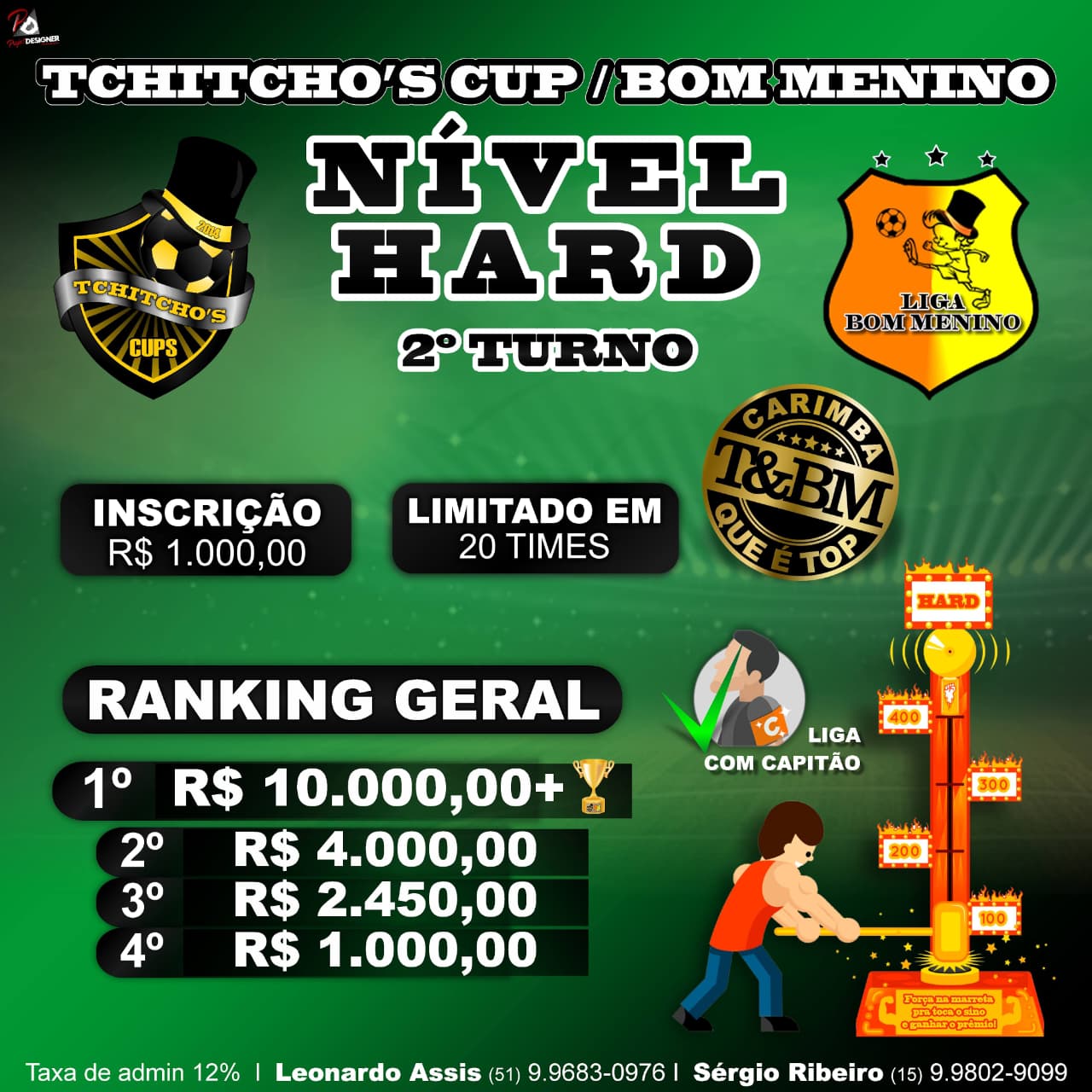 2º TURNO T&BM NÍVEL HARD C/C 2026