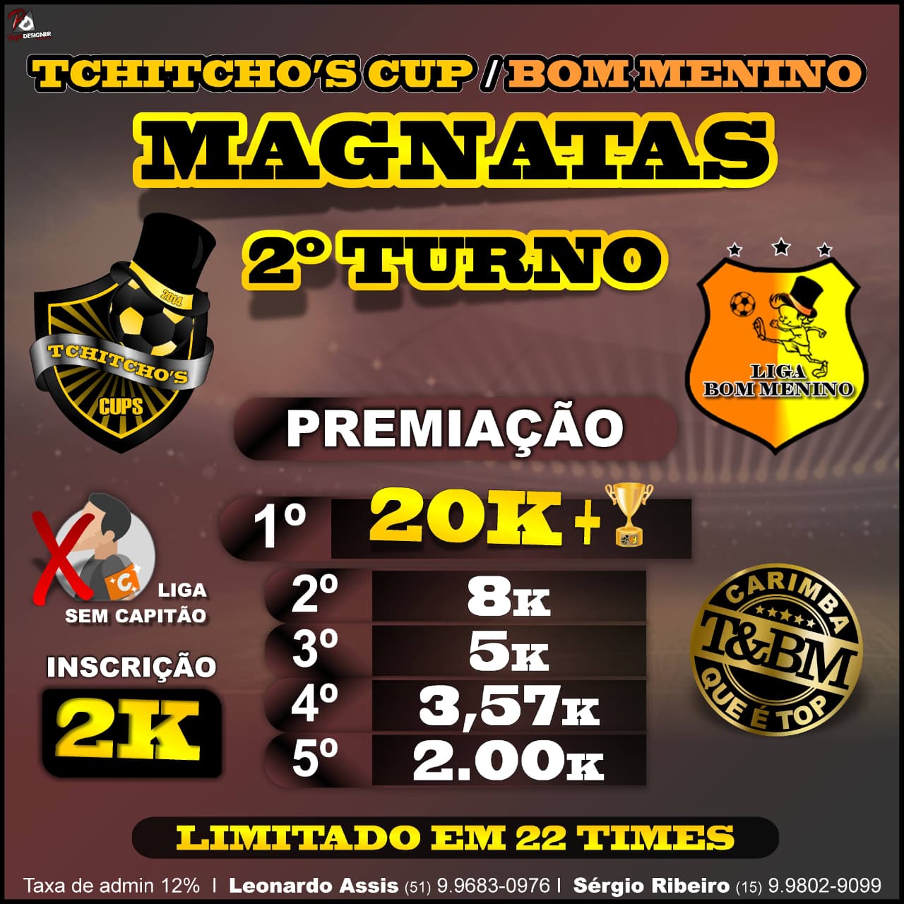 2º TURNO T&BM MAGNATA S/C 2026