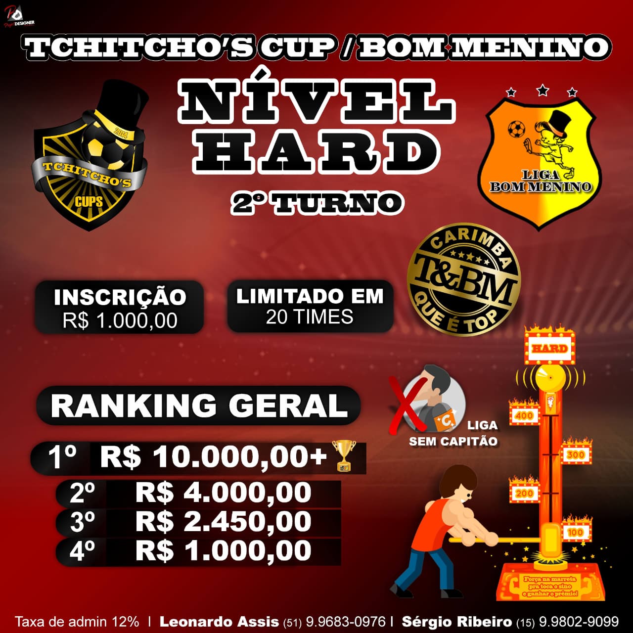 2º TURNO T&BM NÍVEL HARD S/C 2026